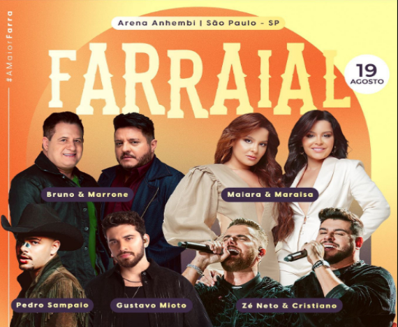 Farraial 2023 com Bruno & Marrone, Maiara & Maraisa, Zé Neto & Cristiano